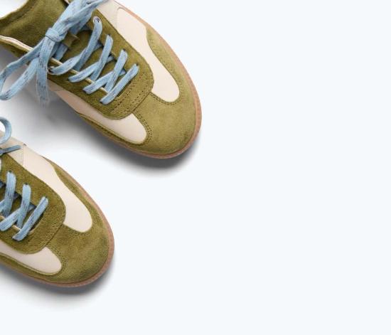  프레다 살바도르 샌들 재키 인 와사비 스웨이드 콤보 - FREDA SALVADOR