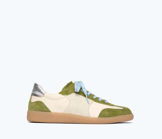  프레다 살바도르 샌들 재키 인 와사비 스웨이드 콤보 - FREDA SALVADOR