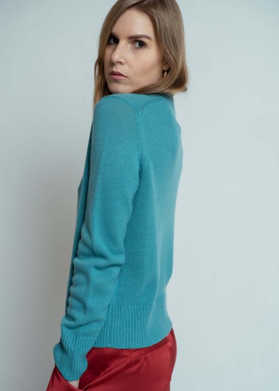  얼루드 스웨터 알루드 캐시미어  사이렌 블루