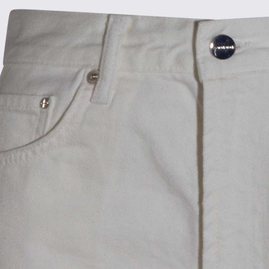  애니빙 숏팬츠 아니네 빙 화이트 코튼 반바지 베이지 - ANINE BING