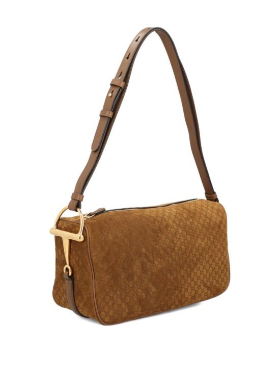 26SS 구찌 하프 홀스빗 미디엄 숄더백 860787AAEE72118 Brown - GUCCI