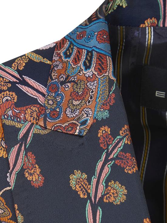 26SS 에트로 수트 자켓 WRCA0009 99TJS82 Black - ETRO