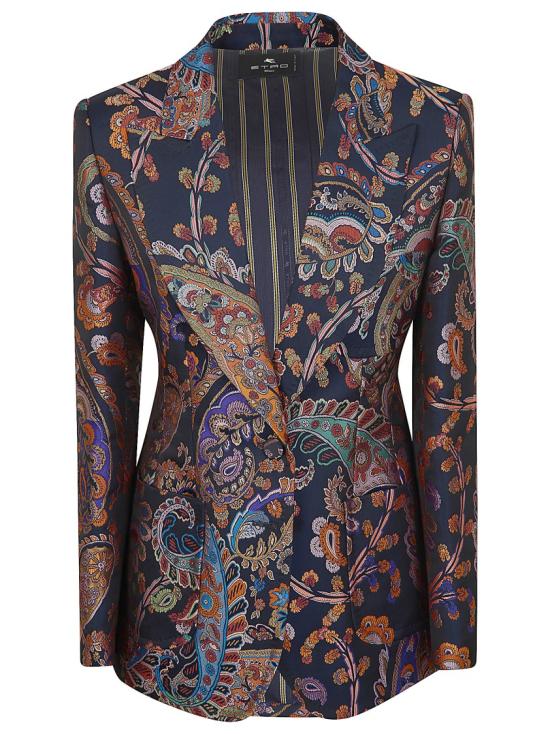 26SS 에트로 수트 자켓 WRCA0009 99TJS82 Black