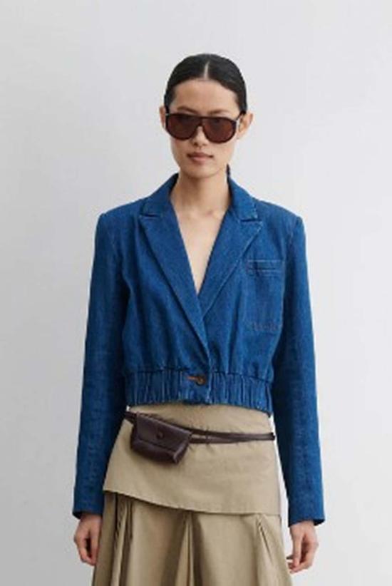  레이첼 코미 데님 자켓 그레인 재킷 인디고 - RACHEL COMEY