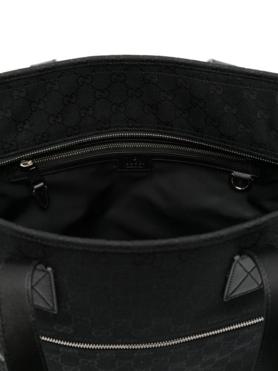 25FW 구찌 GG 캔버스 미디움 토트백 834796FAEPS1060 Black - GUCCI