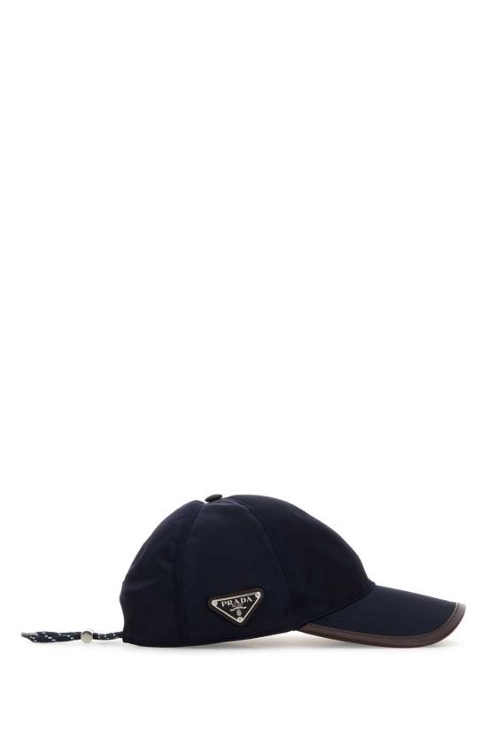  프라다 모자 나일론 베이스볼 캡 블루 - PRADA
