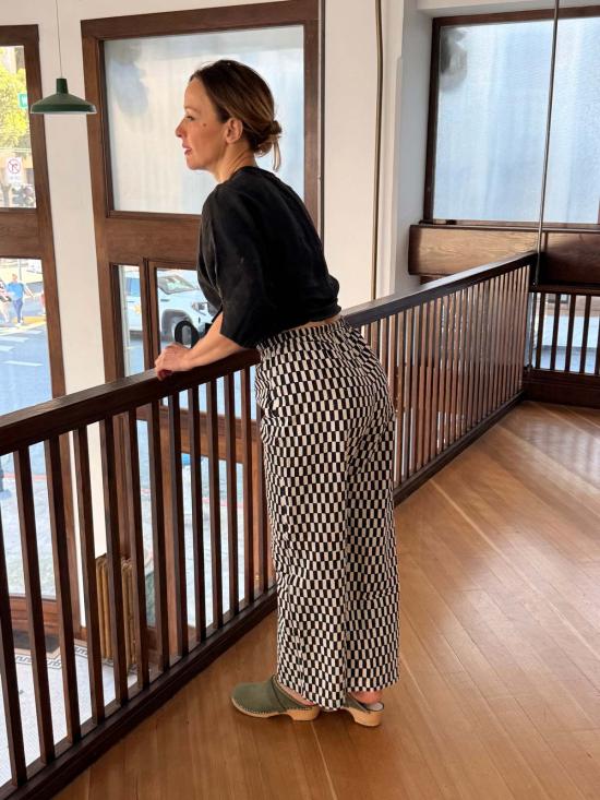  해피 프렌치 갱 크롭 팬츠 오마르 쁘띠 직사각형 바지 - HAPPY FRENCH GANG