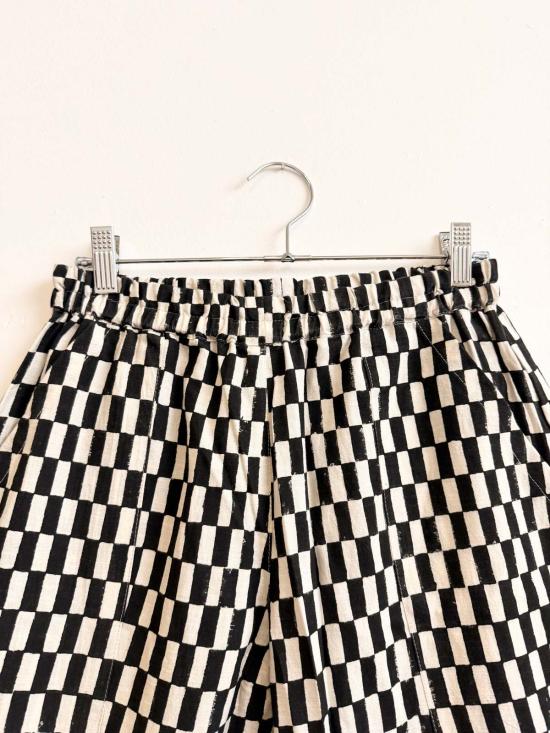  해피 프렌치 갱 크롭 팬츠 오마르 쁘띠 직사각형 바지 - HAPPY FRENCH GANG