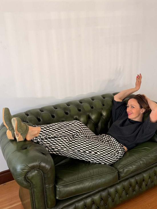  해피 프렌치 갱 크롭 팬츠 오마르 쁘띠 직사각형 바지 - HAPPY FRENCH GANG