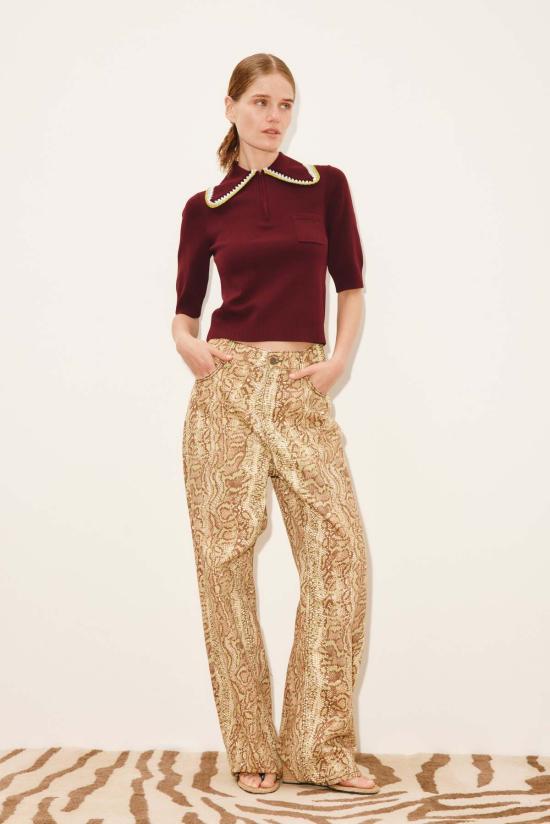  알레메 반팔 티셔츠 알레마이스 재스퍼 니트 폴로 셔츠