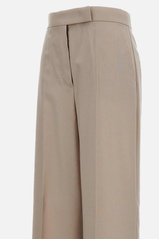  막스마라 스트레이트 팬츠 막스 마라 지론 브라운 팬츠 - MAX MARA