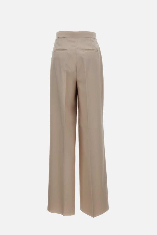  막스마라 스트레이트 팬츠 막스 마라 지론 브라운 팬츠 - MAX MARA