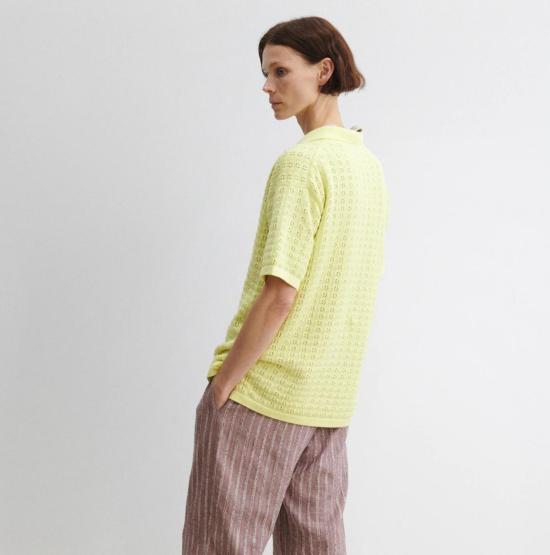  레이첼 코미 반팔 티셔츠 클래런스 폴로 탑 리몬첼로 - RACHEL COMEY