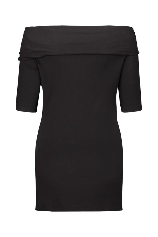  르메르 반팔 티셔츠 반팔 트위스트 탑 블랙 - LEMAIRE