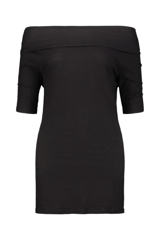  르메르 반팔 티셔츠 반팔 트위스트 탑 블랙