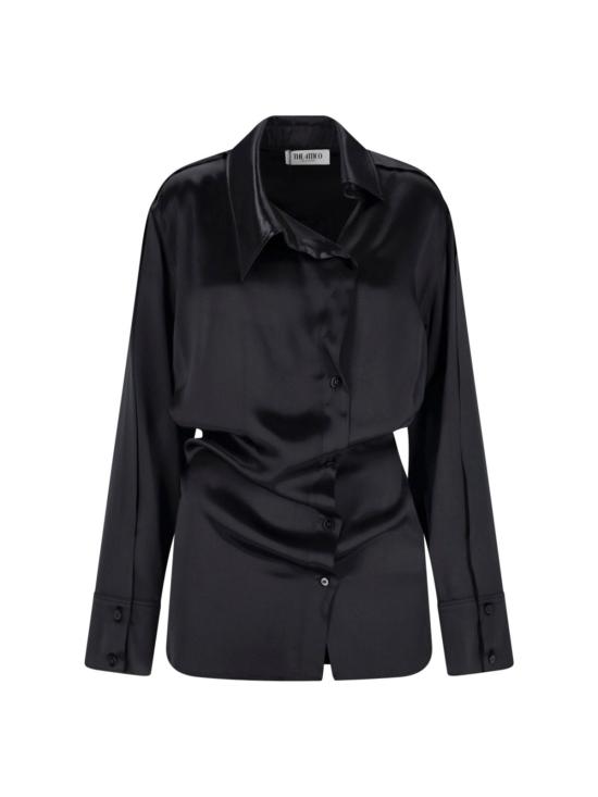  디 아티코 숏 원피스 아티코 미니 셰미지에 드레스 블랙