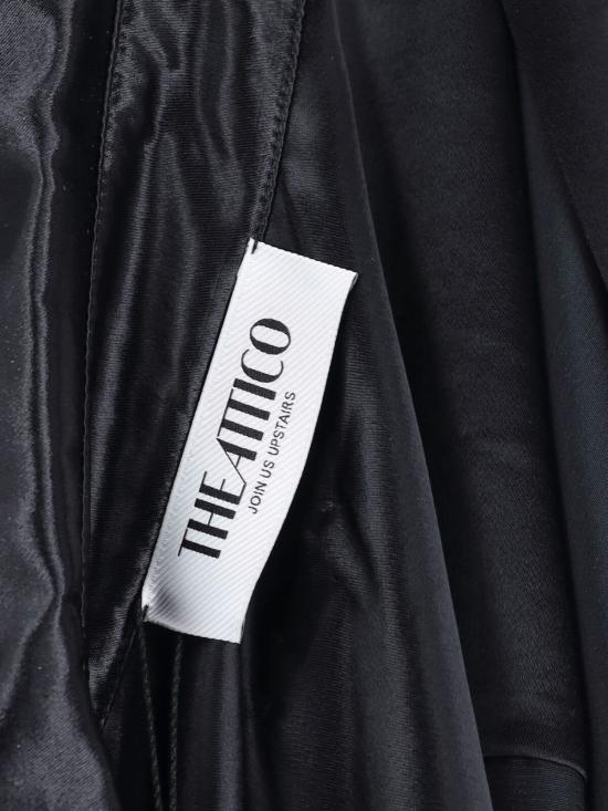  디 아티코 숏 원피스 아티코 미니 셰미지에 드레스 블랙 - THE ATTICO