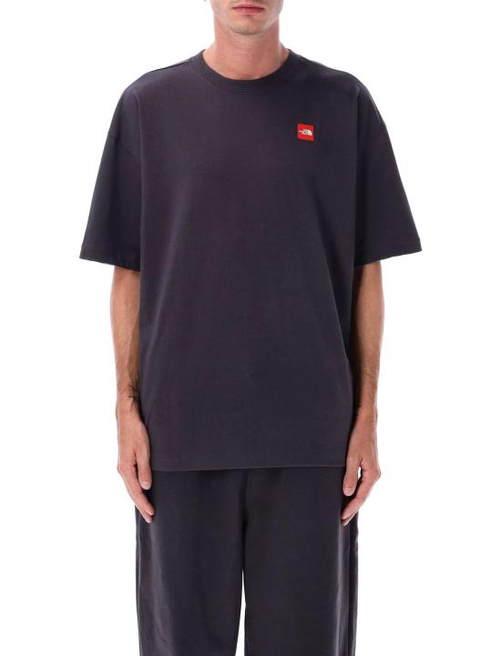  노스페이스 반팔 티셔츠 레드 박스 티셔츠 블랙