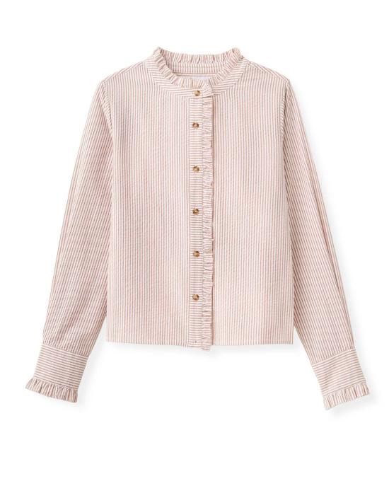  카르톨리나 블라우스 퍼시 셔츠 탑