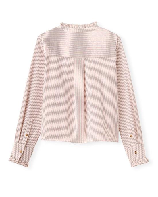  카르톨리나 블라우스 퍼시 셔츠 탑 - CARTOLINA