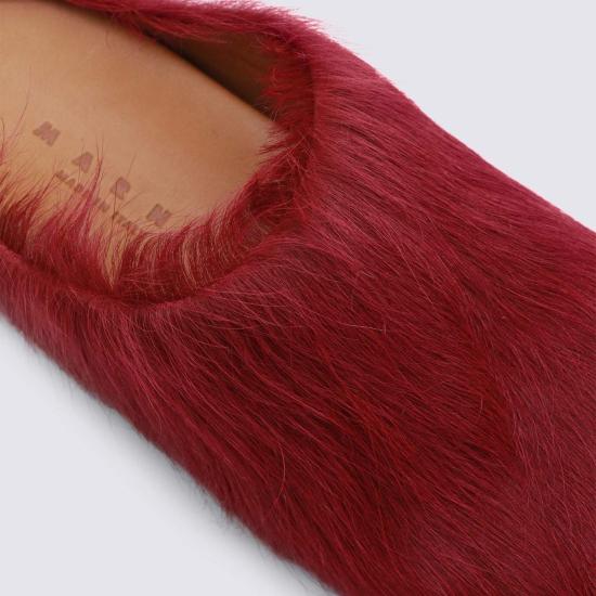  마르니 샌들 가죽  까멜리아 - MARNI