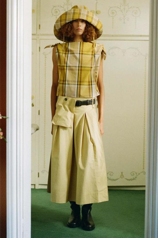  씨뉴욕 롱 스커트 Sea Ny Andrea Workwear - SEA NY