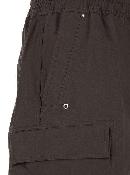  릭 오웬스 숏팬츠 엘라스틱 드로스트링 웰트 포켓 쇼츠 브라운 - RICK OWENS