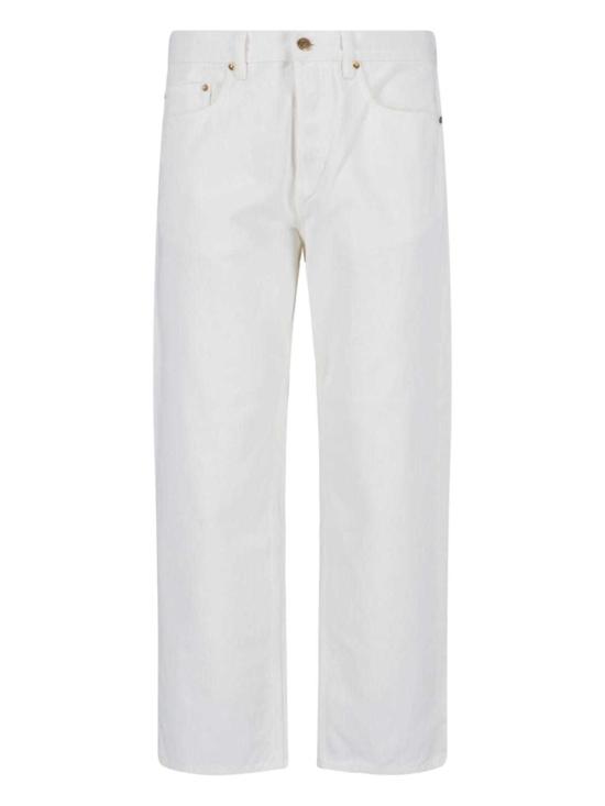  골든구스 데님 팬츠 스트레이트 진 화이트