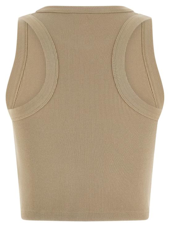  지방시 민소매 티셔츠 파리 프린트 탑 베이지 - GIVENCHY