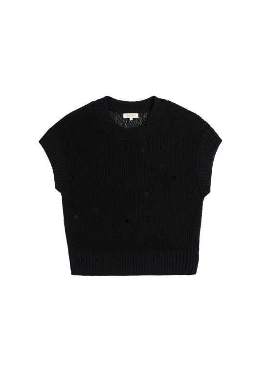  데미리 뉴욕 반팔 티셔츠 데밀리 말로우 코튼 린넨 탑 - DEMYLEE