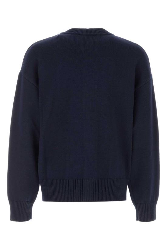  아미 가디건 알렉상드르 마티우시 울 블렌드  네이비 블루 - AMI