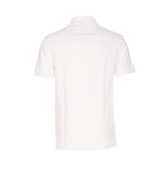  발망 폴로 티셔츠 자수 PB 로고 폴로 셔츠 화이트 - BALMAIN