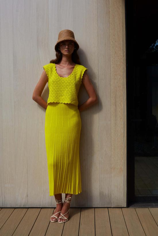  ELEVEN SIX 롱 스커트 - ELEVEN SIX