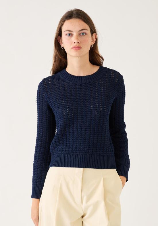  데미리 뉴욕 스웨터 데밀리 커스틴 코튼 크로셰 - DEMYLEE