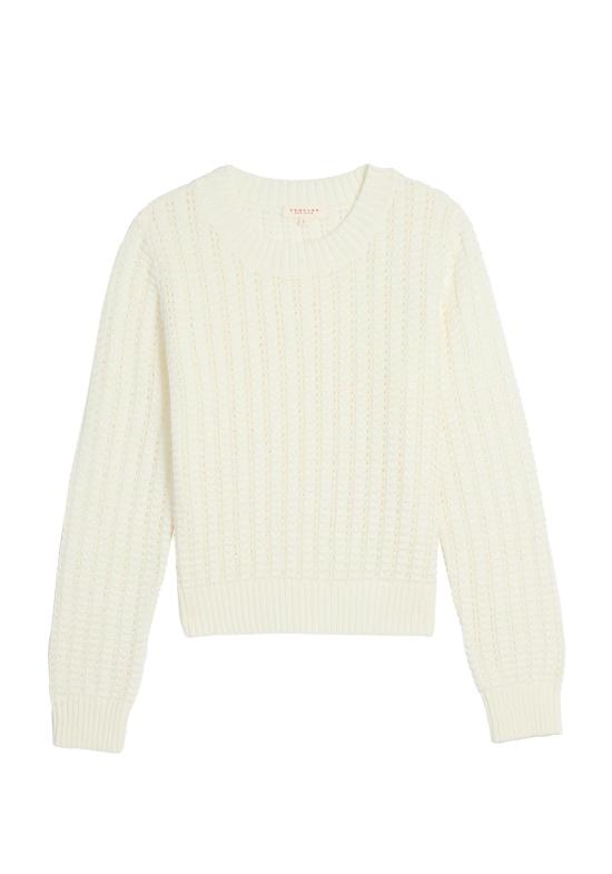  데미리 뉴욕 스웨터 데밀리 커스틴 코튼 크로셰 - DEMYLEE