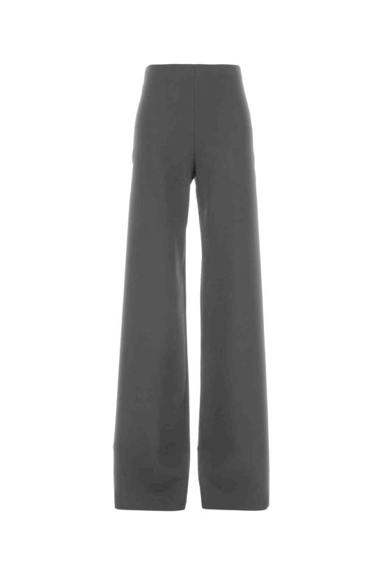  구찌 스트레이트 팬츠 스트레치 울 블렌드 와이드 레그 팬츠 블랙