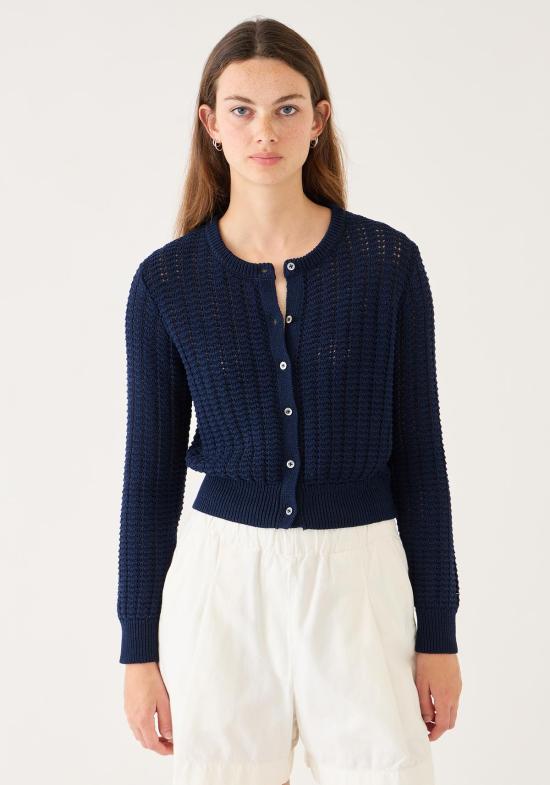  데미리 뉴욕 가디건 데밀리 클레어 코튼 크로셰