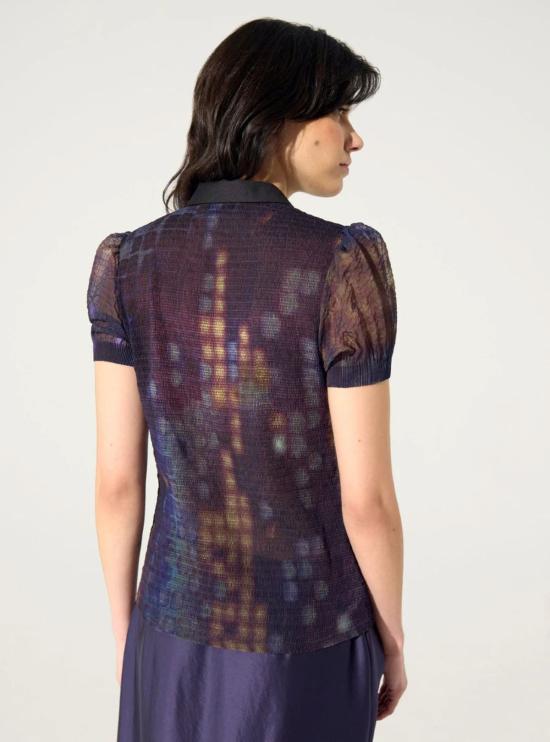  Cotélac 반팔 티셔츠 코텔락 주름 폴로 셔츠 탑 - OTHER BRANDS