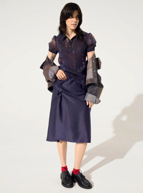  Cotélac 반팔 티셔츠 코텔락 주름 폴로 셔츠 탑 - OTHER BRANDS