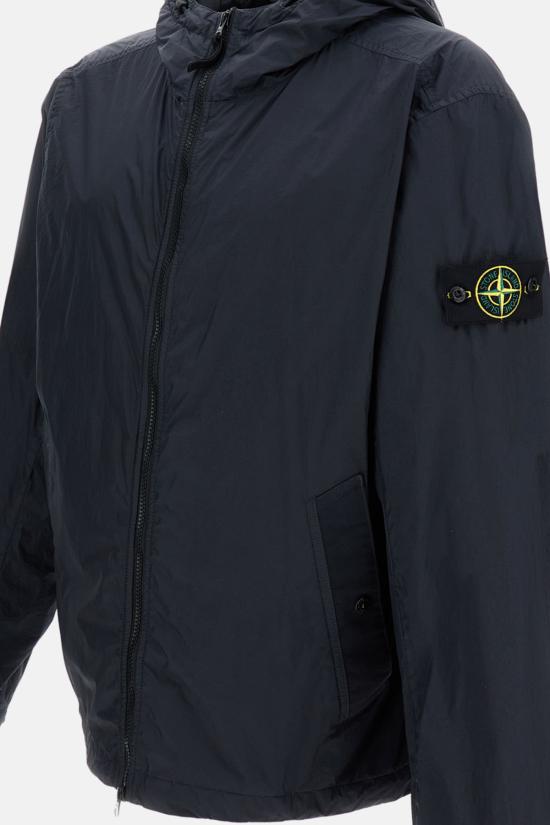  스톤 아일랜드 자켓 후드 재킷 블루 - STONE ISLAND