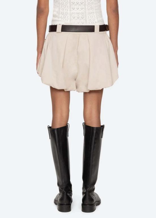  씨뉴욕 숏팬츠 Sea Ny Andrea Workwear 버블 쇼츠 스톤 - SEA NY