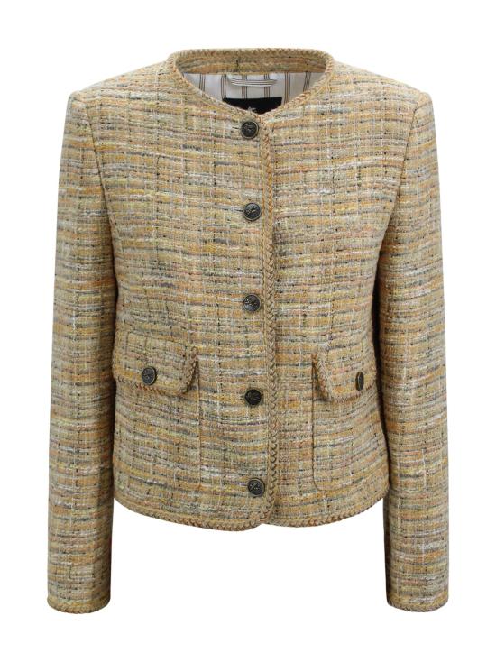  에트로 자켓 크롭 자카드 재킷