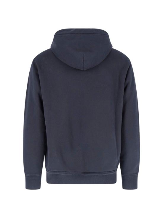  씨피 컴퍼니 긴팔 티셔츠 C.P. 회사 로고 스웨트셔츠 (블루) - C.P. COMPANY