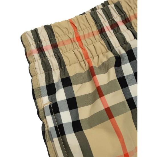  [키즈] 버버리 비키니 키즈 비치웨어 수영복 뉴트럴/블랙 - BURBERRY