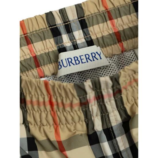  [키즈] 버버리 비키니 키즈 비치웨어 수영복 뉴트럴/블랙 - BURBERRY