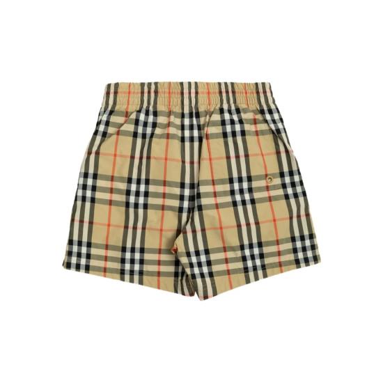  [키즈] 버버리 비키니 키즈 비치웨어 수영복 뉴트럴/블랙 - BURBERRY