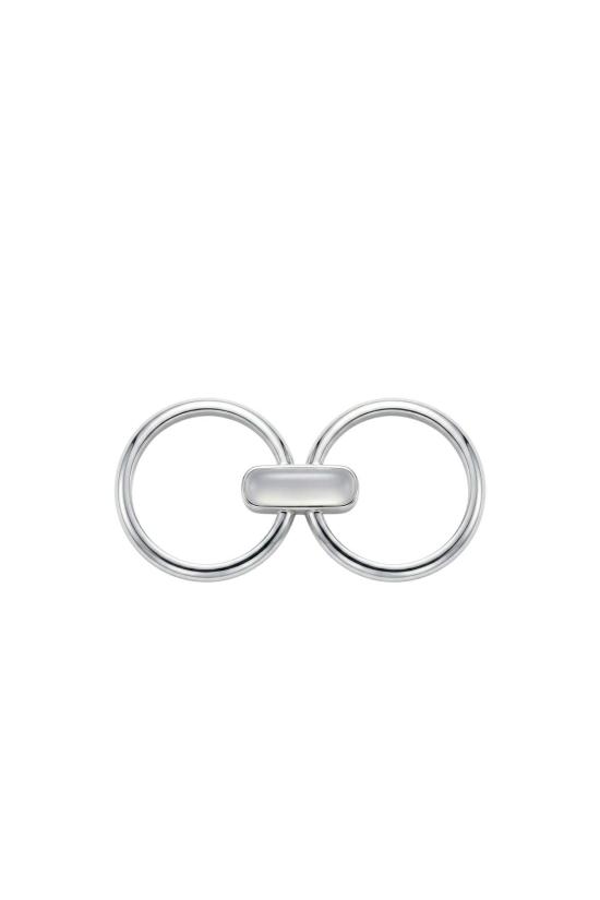  세레 반지 세리 인피니티 듀오 바 링 화이트 한바이 옥 - SEREE
