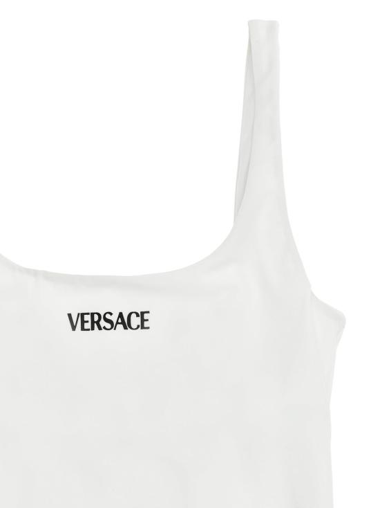  베르사체 원피스 수영복 로고  화이트 - VERSACE