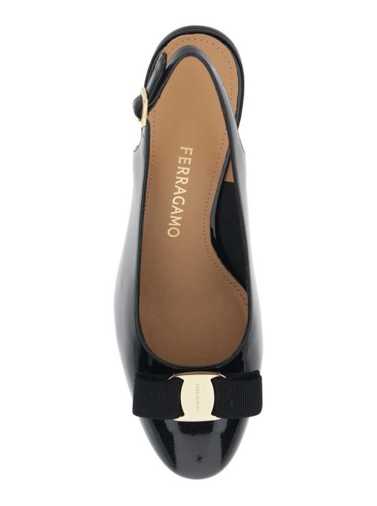  살바토레 페라가모 힐/펌프스 페라가모 베티 슬링백 펌프스 블랙 - SALVATORE FERRAGAMO