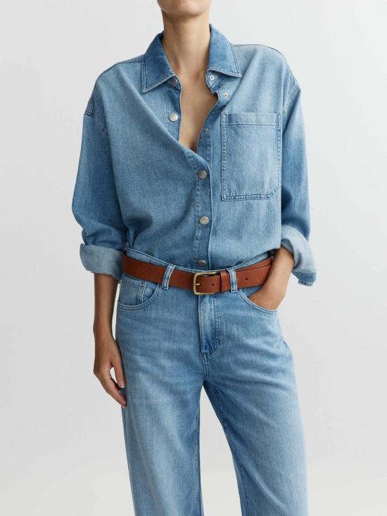  DL 1961 데님 셔츠 Dl 1961 애디슨 오버셔츠 리버뱅크 아우라 셔츠